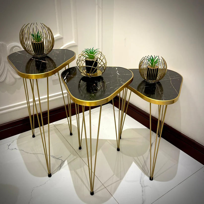 Modern Nesting Coffee Tables – Set of 3 Stylish End & Side Tables